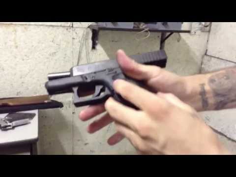 Atirando com a Pistola Glock G28 Cal. 380 (Baby Glock) !!!