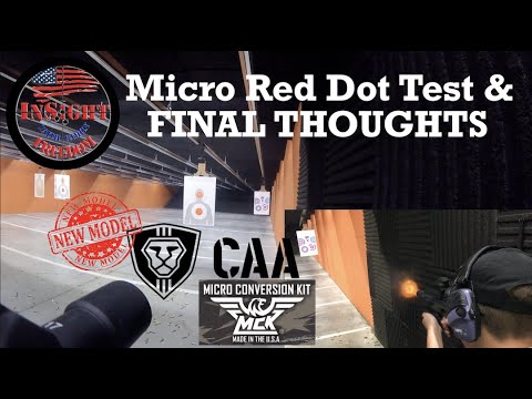CAA MCK with Glock G31 and Feyachi Micro Red Dot (Final Thoughts)