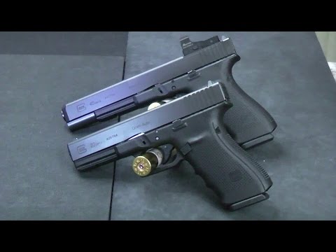 Glock 10mm pistols compared: G20 v G40 - Glock Handguns