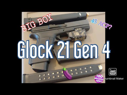 Glock 21 Gen 4 Review | March 2020 | Everyday Carry ( EDC ) or Home Defense? | Full Size .45 ACP Gun