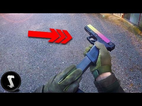 Scaring the @#$% out of Airsoft Noobs with FULL-AUTO G18 Fade (they didn't like me)