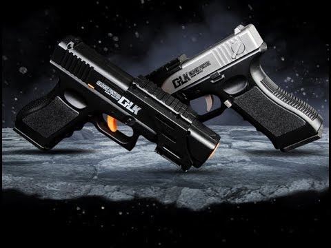 Spring Upgrade in manual Glock g18 mag feed (Nerf) by X-Force toy guns & Gel Blasters